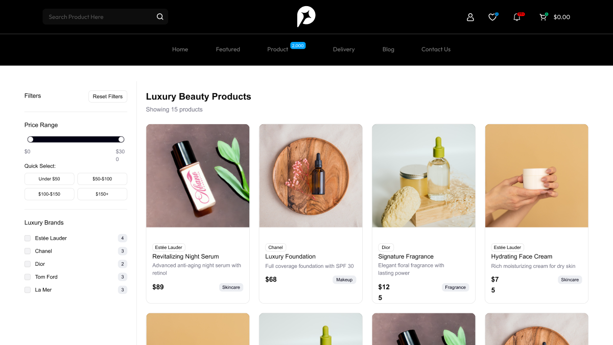 AJAX Project Filters for WordPress screenshot 1